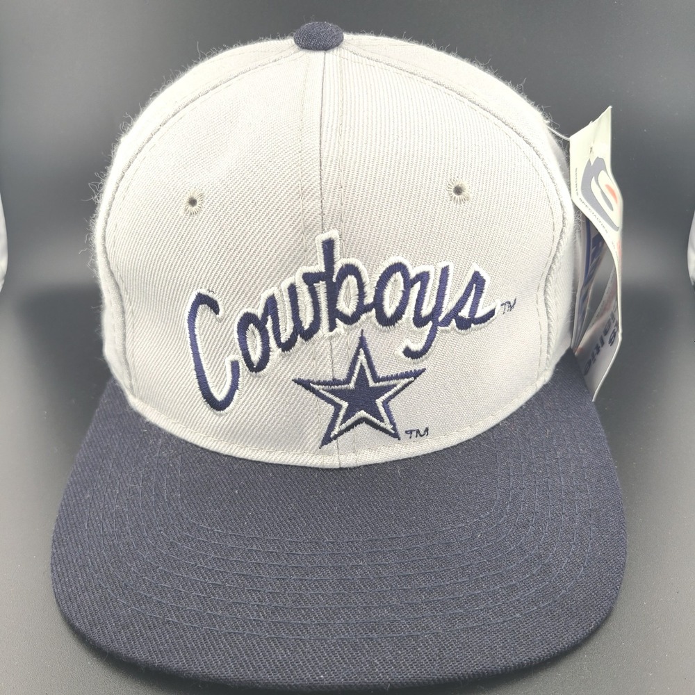 Vintage Pro Line Dallas Cowboys Sports Specialties Script NFL Mens 7 Fitted Hat